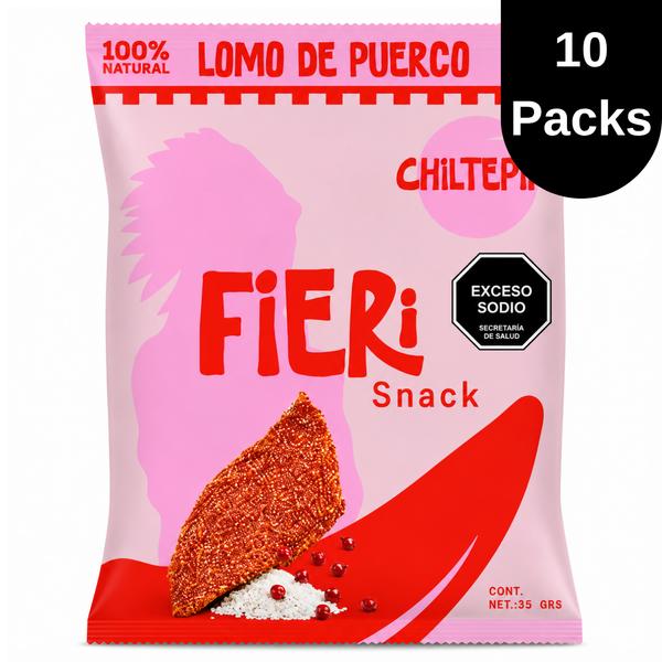 Pack Fieri Cerdo Chiltepín x10